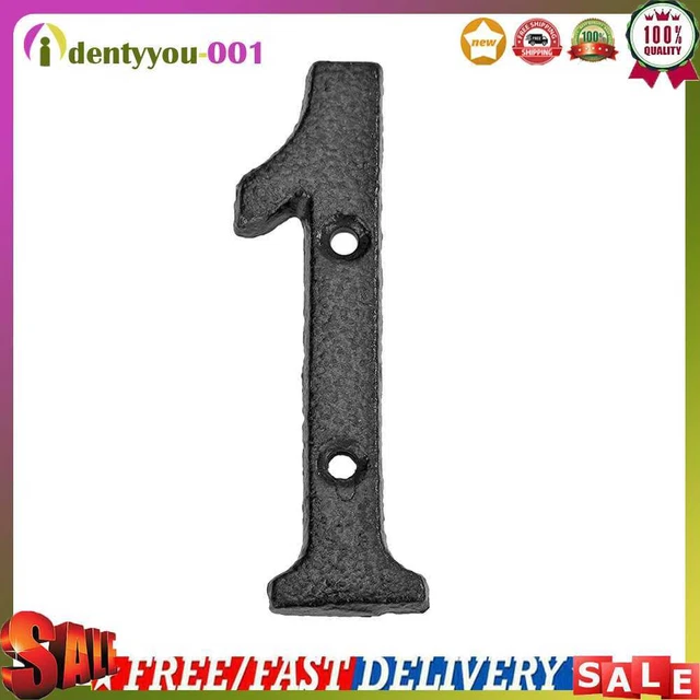 Letrero digital de metal hierro fundido placa de puerta hágalo usted mismo decoración de pared cafetería (1)