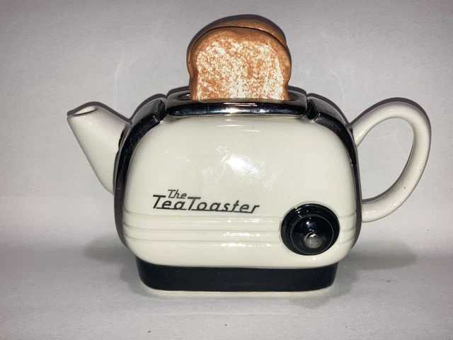 SWINESIDE TEAPOTTERY “TEA Toaster” Novelty Ceramic Teapot Made in