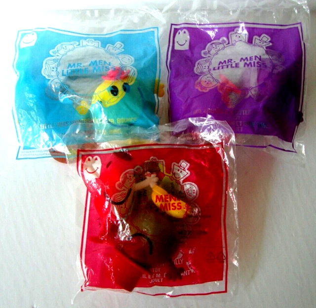 Bully Vintage 80's Mr Men & Little Miss Lot 0f 7 - RARE Monsieur Madame