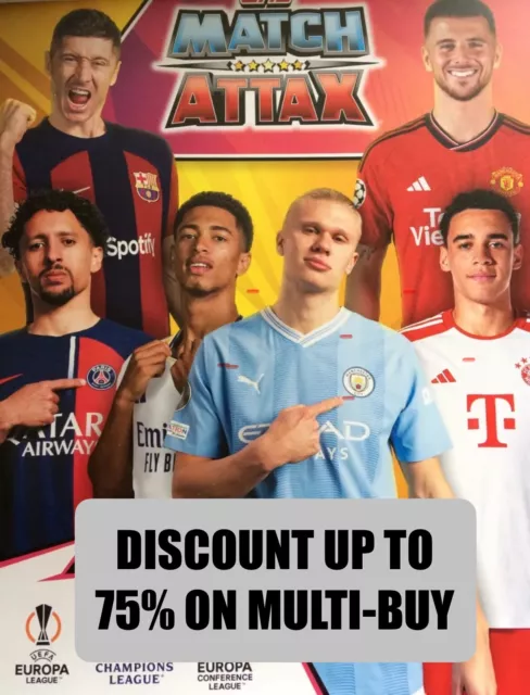 Match Attax 23/24 Football Cards SET 1 *UP TO 75% DISCOUNT*