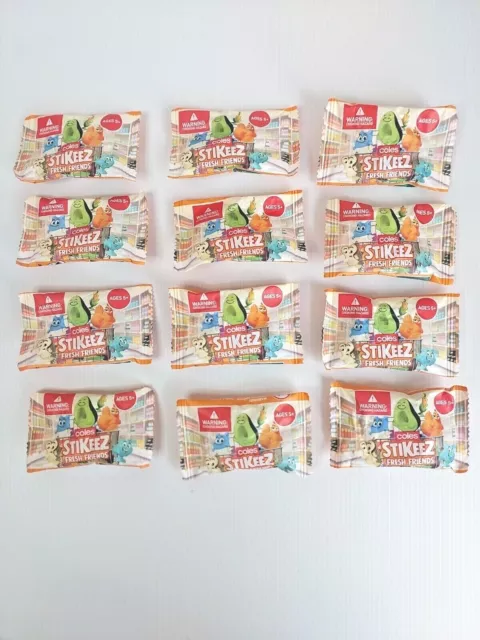 COLES Stikeez Bulk Lot Of 12 Fresh Friends 2020 Unopened NEW