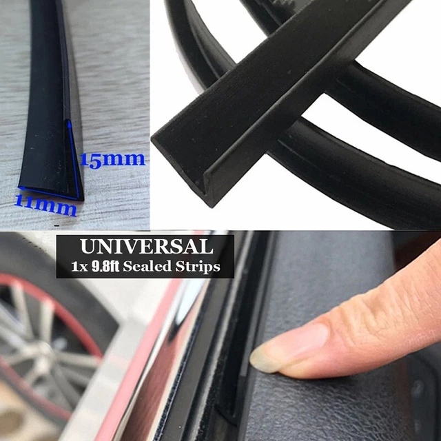 Ricambio Auto Guarnizione Striscia Parti Protettivo 1pc 3 Misuratore Porta Utile