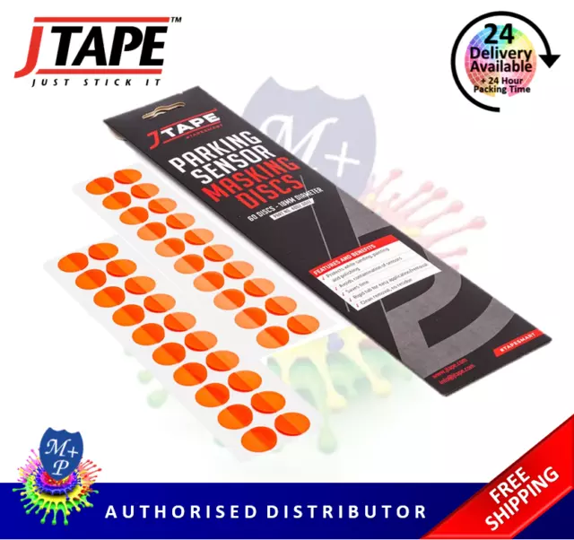 J Tape Parking Sensor Masking Stickers x 60 Automotive Reverse Covers 4002.6017