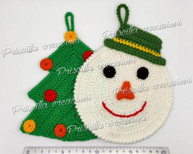 Orecchini Lobo Perno Natale Mod. pupazzo di neve rosa verde  lo... | su