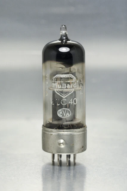 2 X Tubes Mullard CV455-ECC81 - Plaques Soudées TkB, D Getter 45°, Philips, GEC