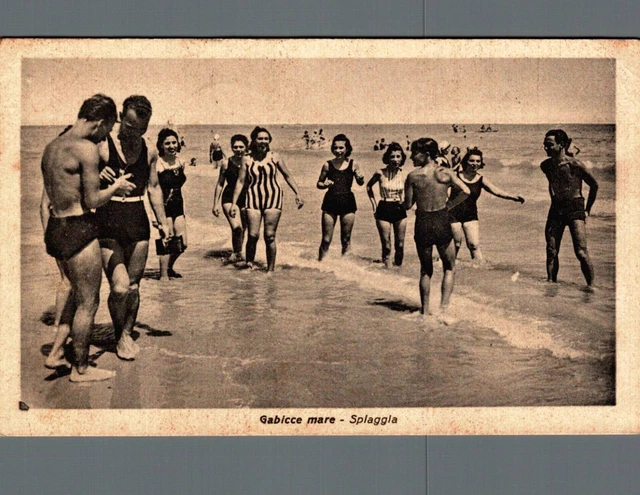 Pesaro Gabicce Mare spiaggia F. piccolo  spedita