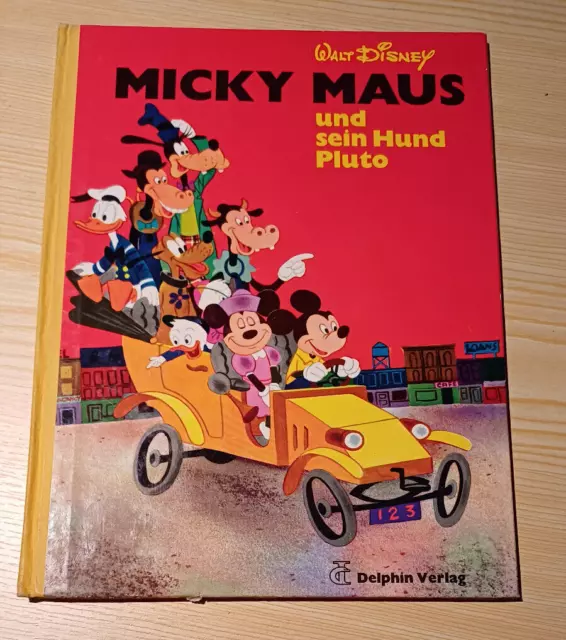 Micky Maus und sein Hund Pluto. Bilderbuch. Delphin Verlag.