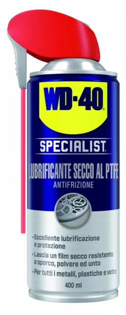 Spray wd-40 lubrificante a secco al ptfe  ml. 400 (12 pezzi) -