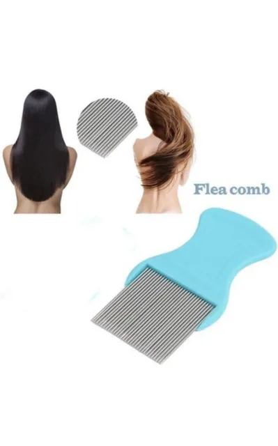 Dandruff Lice Nit Removal Stainless Steel Comb