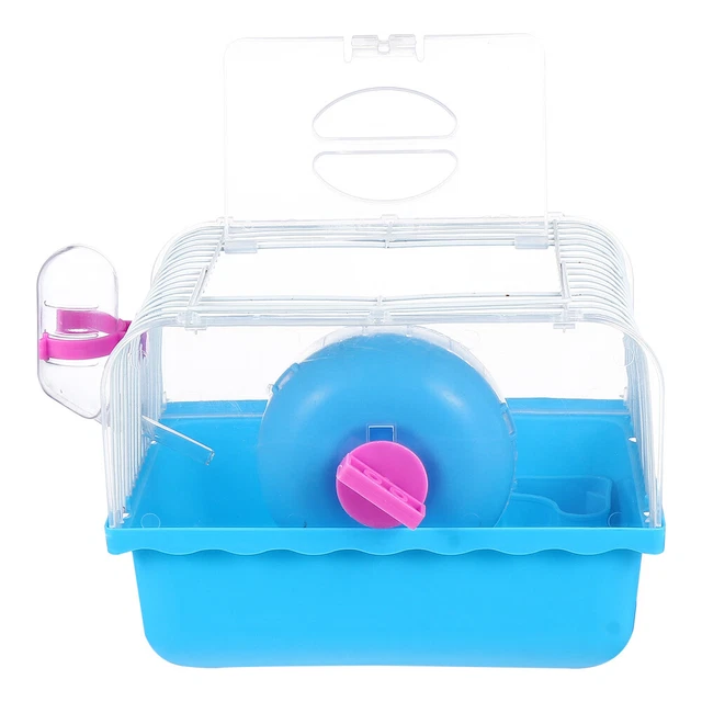 Hamster Cage Food Bowl Portable Hamster Carrier House Cage Small Pet Supplies