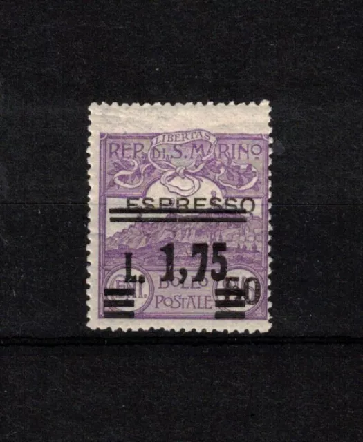 s47828 SAN MARINO 1927 Expresso Overprinted for Ordinary Unissued 1v