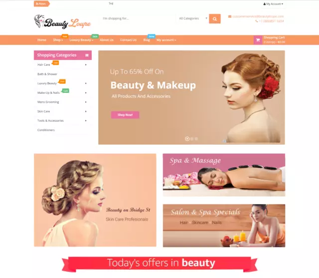 Established Profitable BEAUTY Turnkey Online Business Website For Sale