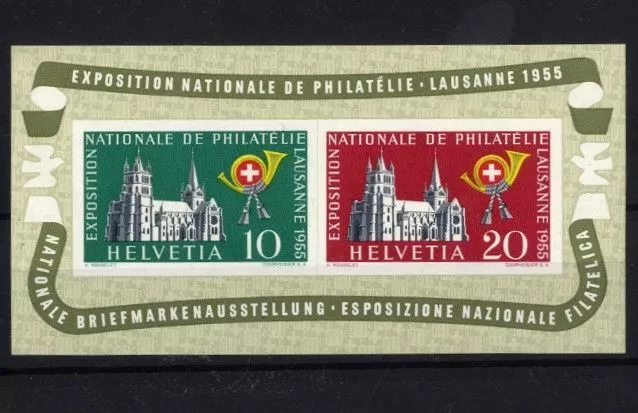 Schweiz Block 15 postfrisch - Nationale Briefmarkenausstellung, Lausanne (II) 19