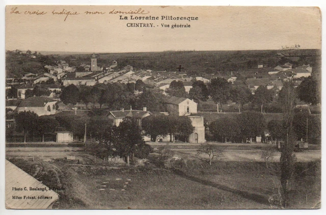 CEINTREY Meurthe et Moselle CPA 54 vue du quartier de la gare