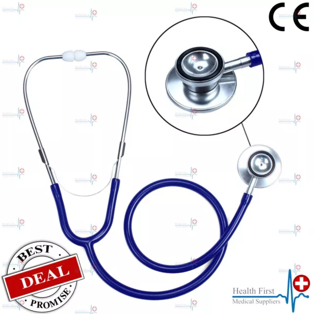 Pro Dual Head EMT Stethoscope for Doctor Nurse Vet Medical Student Health Blood