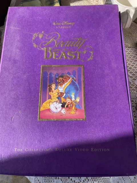 Disneys Beauty And The Beast Collectors Deluxe Video Vhs Edition!  Unused! New!