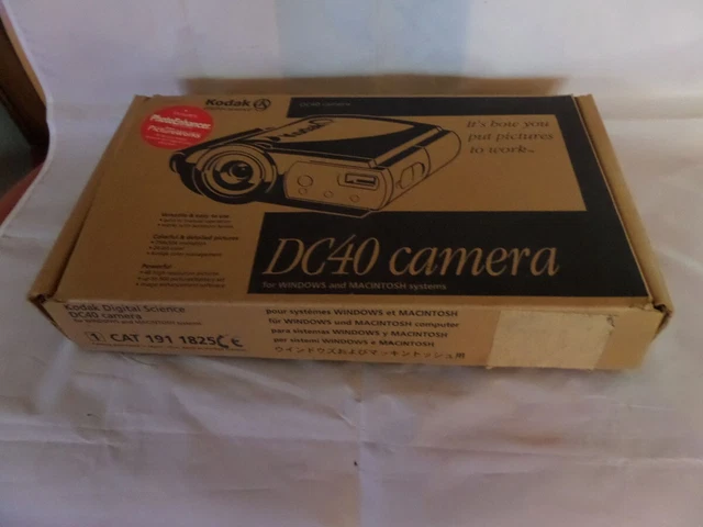 alte Kodak DC 40 Camera komplett Set - 90er Jahre alte Kodak DC 40 Camera komplett Set - 90er Jahre