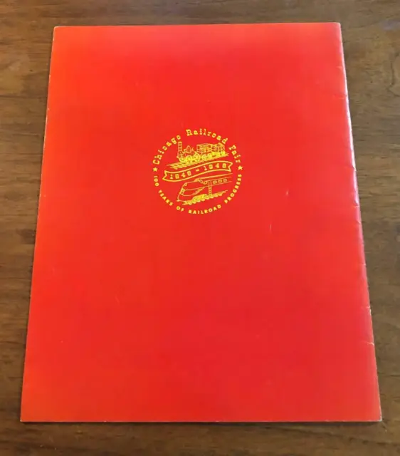1948 Chicago Illinois Railroad Fair Official Guide Book Program 35c Native RR 6