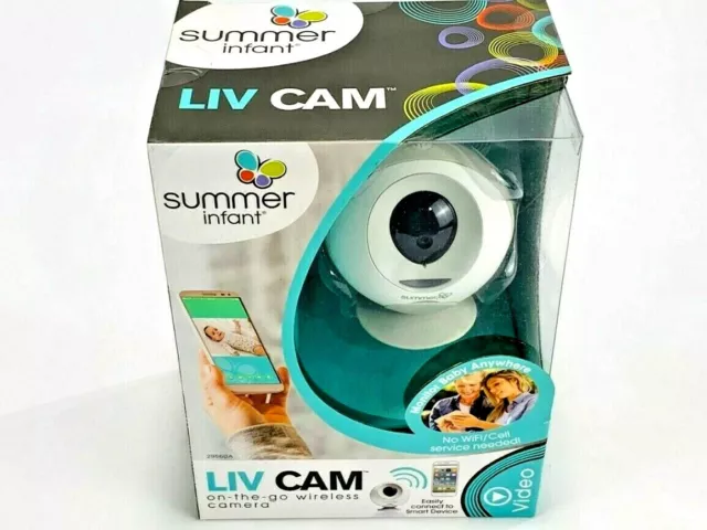 Summer Infant Liv Cam On The Go Wireless Camera White NIB