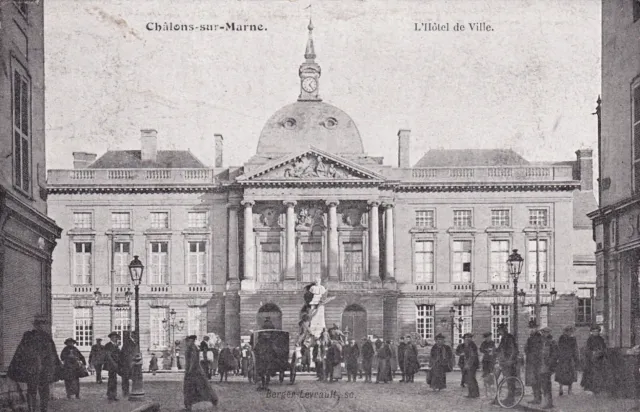 *48816 cpa Châlons sur marne - the City Hall