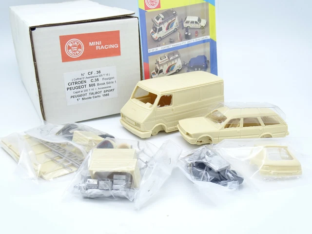Kit Miniature Peugeot 406 STW 1997 – Halleroder, échelle 1/43, Résine à Monter