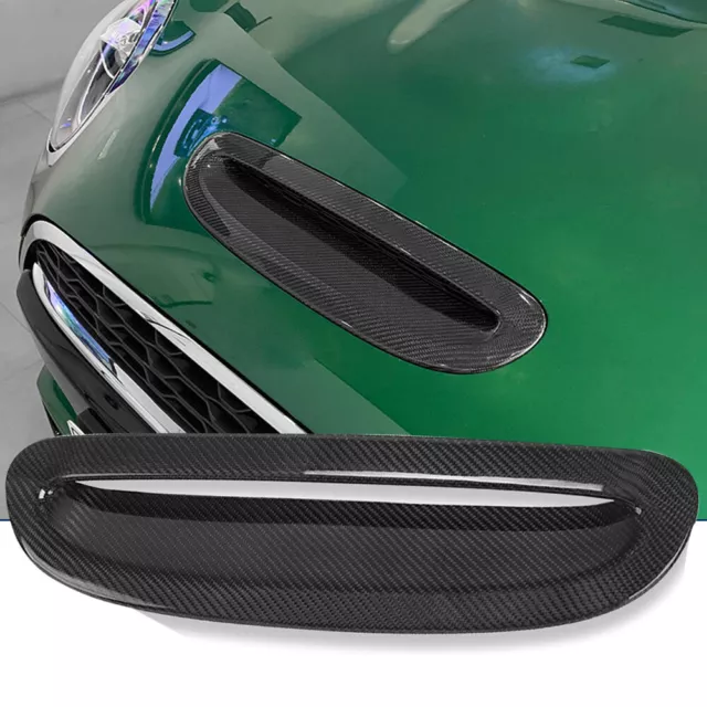 Kohlefaser Motorhaube Vent Lufthutze Lufteinlass Cover für MINI Cooper S  F55 F56