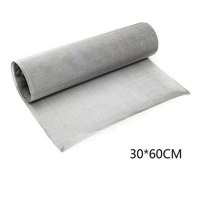 Feuille Filtrante En Acier Inoxydable 30x30 Cm – Maille 30, Trous 0.7mm – Idéale Pour Plans De Travail CNC Et Protection