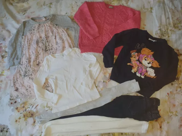 🩷 Girls Winter Clothes Bundle 4-5 Years Wool Next Gap Jumper Tights Jeans Dress