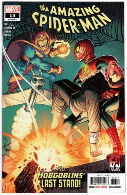 AMAZING SPIDER-MAN #13 MAIN COVER 1st APPEARANCE OF THE GOLD GOBLIN FUTURE KEY