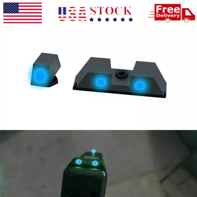 GLOW IN THE Dark Night Sights For GLOCK 17 19 22 23 24 26 27 33 35 37