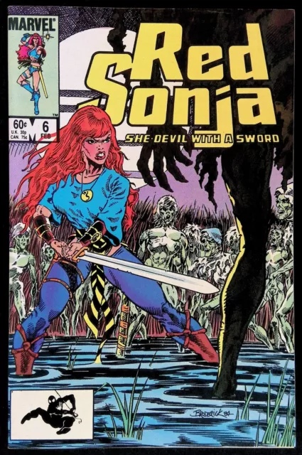 Red Sonja Vol. 3 #2 ~ Vf 1985 Marvel Comics ~ Pat Broderick Cover & Art