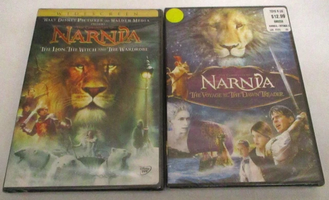 NEW THE CHRONICLES Of Narnia 2 DVD Lot Lion Witch Wardrobe Voyage Dawn ...