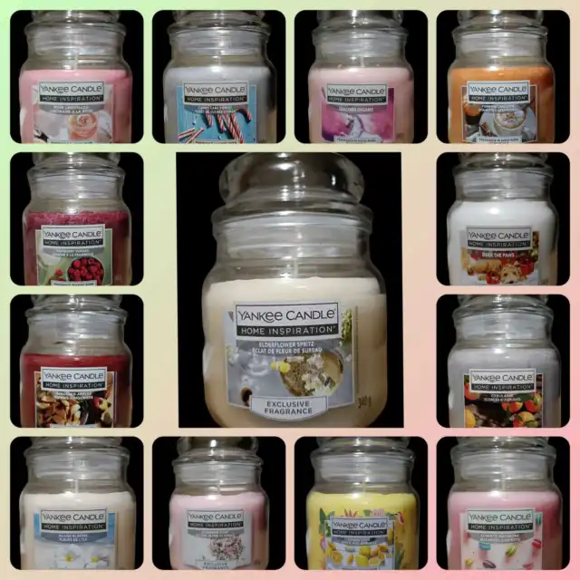 Yankee Candles - CHRISTMAS SCENTS - Medium/Large Jar - Up To 150