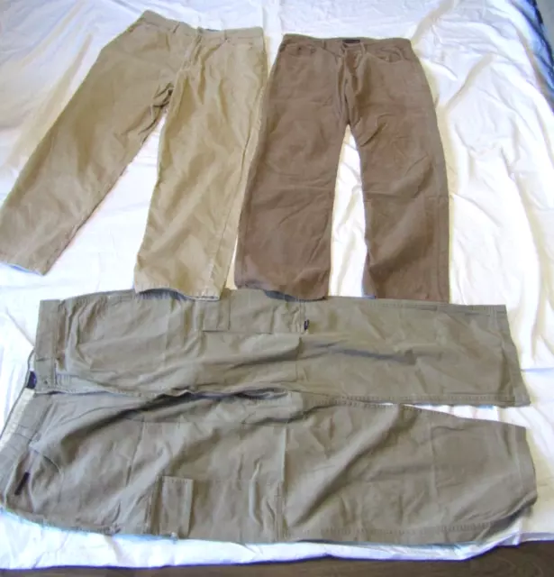 Mens Tommy Hilfiger Mens trousers Bundle x 3 Cargo & Corduroy Pants - 34 / 32