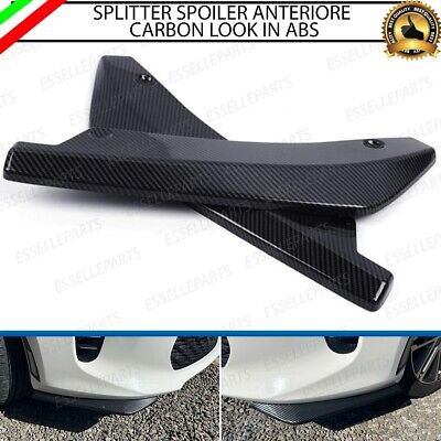 Aero SET 4 AERO FLAPS LAME SPOILER PARAURTI ADESIVO HYUNDAI ACCENT II CARBON LOOK 