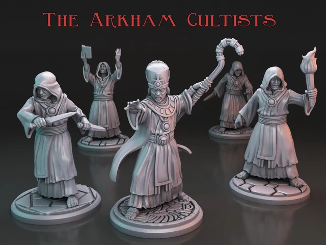 Arkham Miniatures Vol.4 - Fantasy & Horror Resin Miniatures - 2-Player Game
