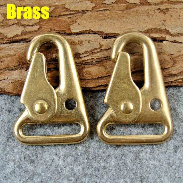 Solid Brass Bag Hook Clasp Snap Hooks Fits For 25mm Wide Strap Snap Clasp