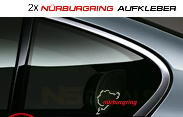 NÜRBURGRING AUTO AUFKLEBER motorsport Windschutzscheibe VW BMW