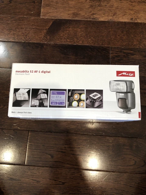 Nikon Flash- Metz Mecablitz 52 AF-1 Digital Electronic Flash 4