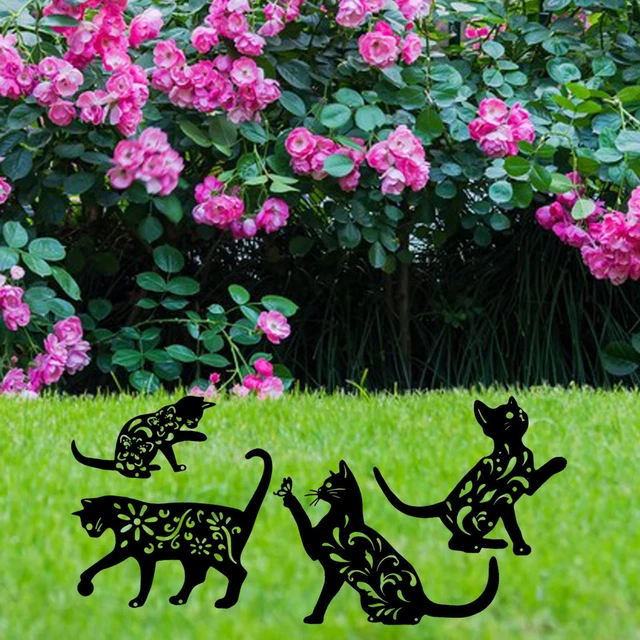 Décos Lapins De Pâques PAIVSUN - Lot De 5 Pièces Métal - Pour Jardin Et Balcon - Style Rustique