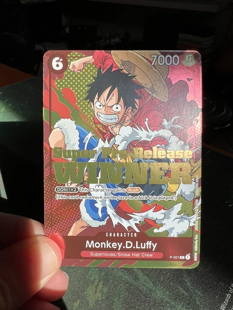 Monkey D. Luffy P-041 Promo Card  One Piece Card Game 1st Anniversary  Guide  Japanese