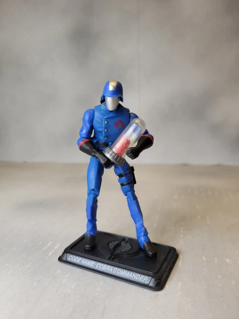 2008 G.I. Joe 25th Anniversary Cobra Commander 3.75" Action Figure V31 Hasbro