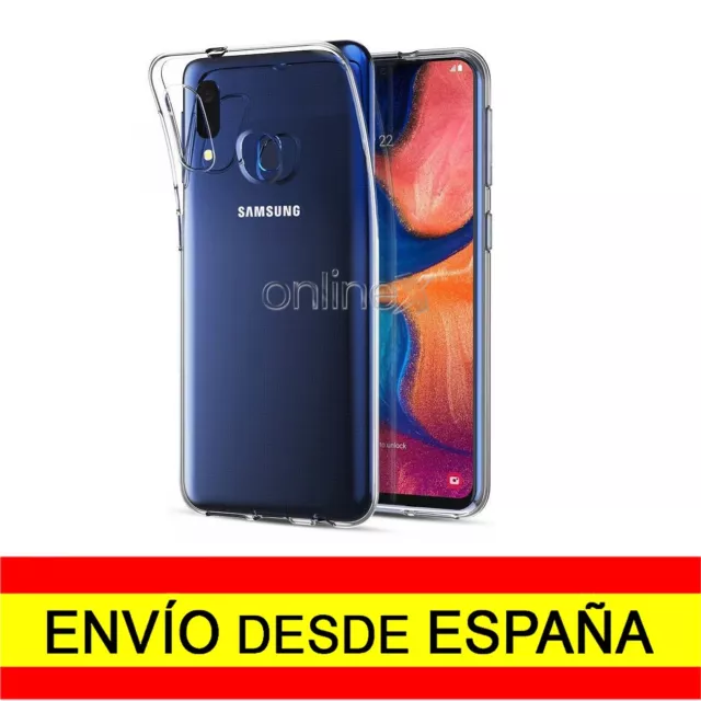 Funda Silicona para SAMSUNG GALAXY A20e Carcasa Transparente Protector TPU a1219