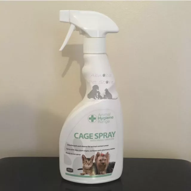 Animal Health Home Cage Spray Ready to use disinfectant contains Parvo-Virucide 2