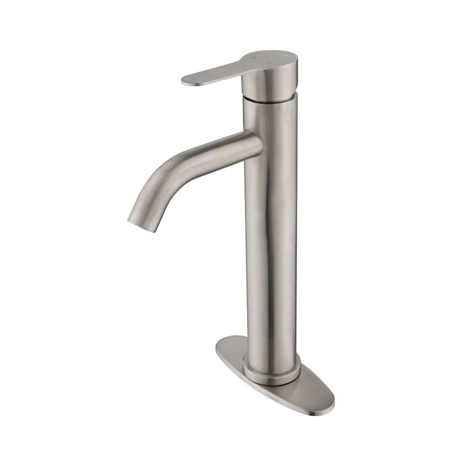 Waterfall Spout Bathroom Faucet,Single Handle Bathroom Vanity Sink Faucet