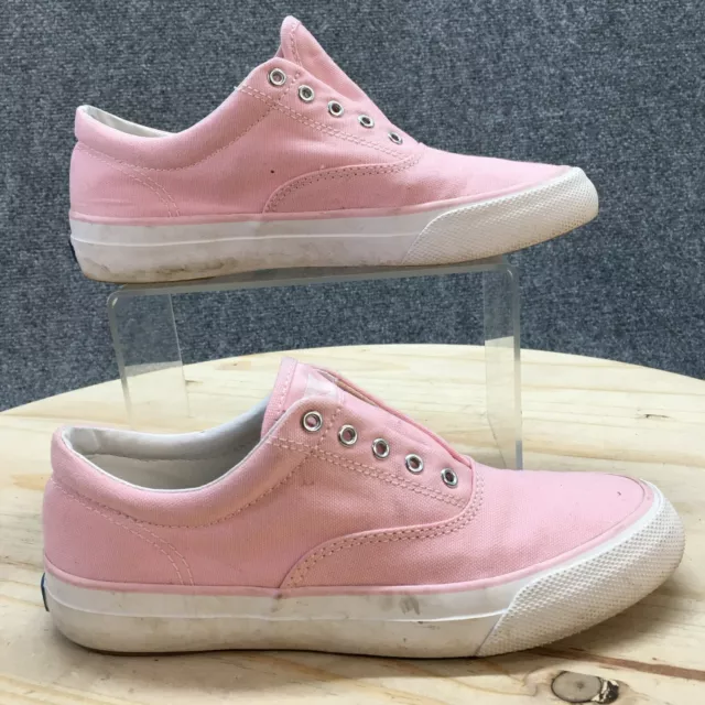 Keds Shoes Womens 5 Champion Sneakers Pink Canvas Round Toe Low Logo WF58143