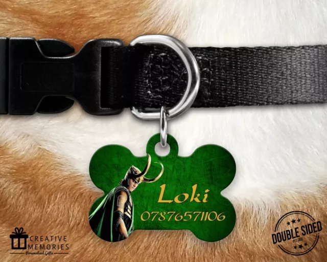 Personalised Pet ID Tag - ID Tag - Dog Tag - Dog Tags - Loki