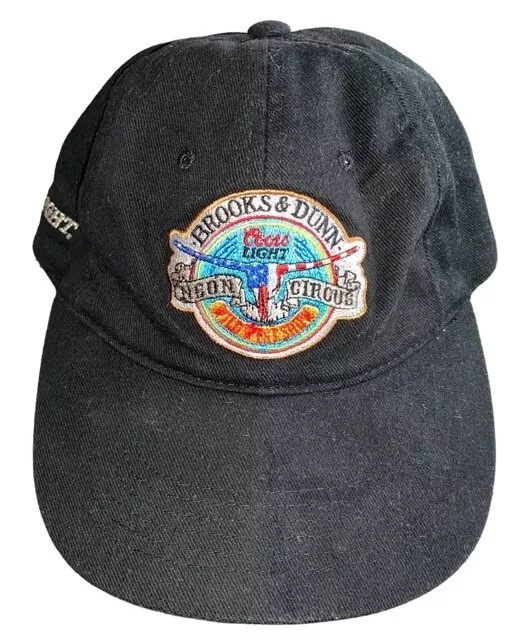 Brooks & Dunn 2001 Neon Circus Concert Tour Adjustable Hat