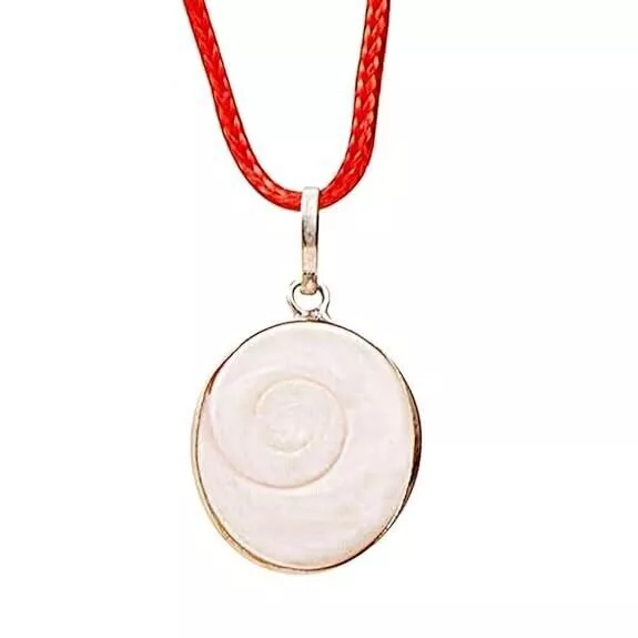 Gomti chakra Pendant / Gomati chakra Locket With Red Thread