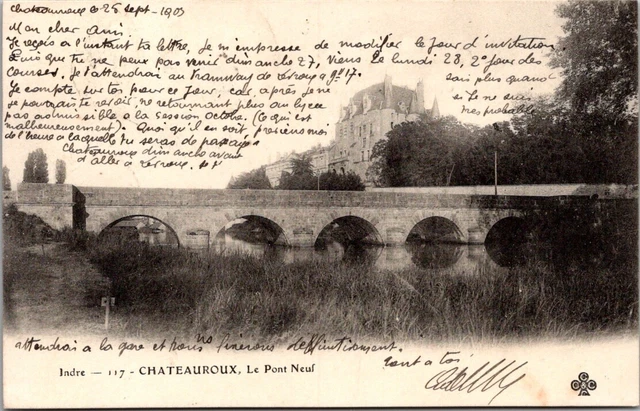 Chateauroux - CPA 36 CHATEAUROUX - Hotel de la Prefecture construit en 1827
